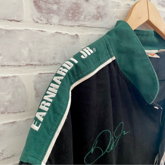 90s NASCAR Jacket • Earnhardt Jr. • Amp Energy • Vintage Jacket • 2XL - Picture 4 of 10